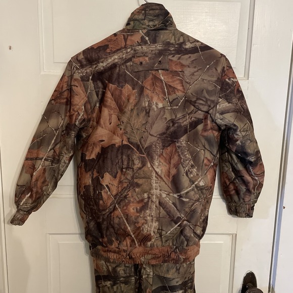 Trail Crest Soft Oak Camo Highland Timber 2 Piece Kid Quiet Hunting Gear Bibs - Picture 3 of 16